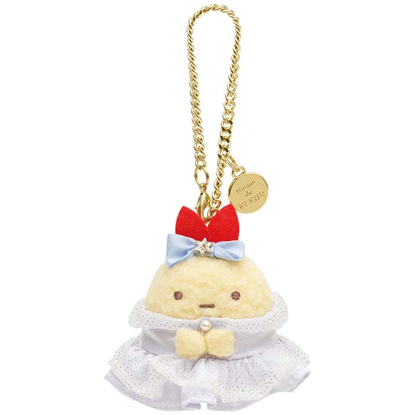 ที่ห้อยกระเป๋าตุ๊กตา Sumikko Gurashi x Maison de FLEUR Bag Charm (Limited) แบบหางกุ้ง ขนาด 5.5 x 5 x 5 ซม.