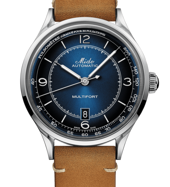MIDO MULTIFORT PATRIMONY สีน้ำเงิน M040.407.16.040.00
