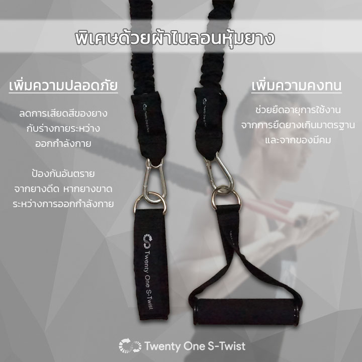 ยางยืดออกกำลังกาย Ultra Heavy (สีดำ)