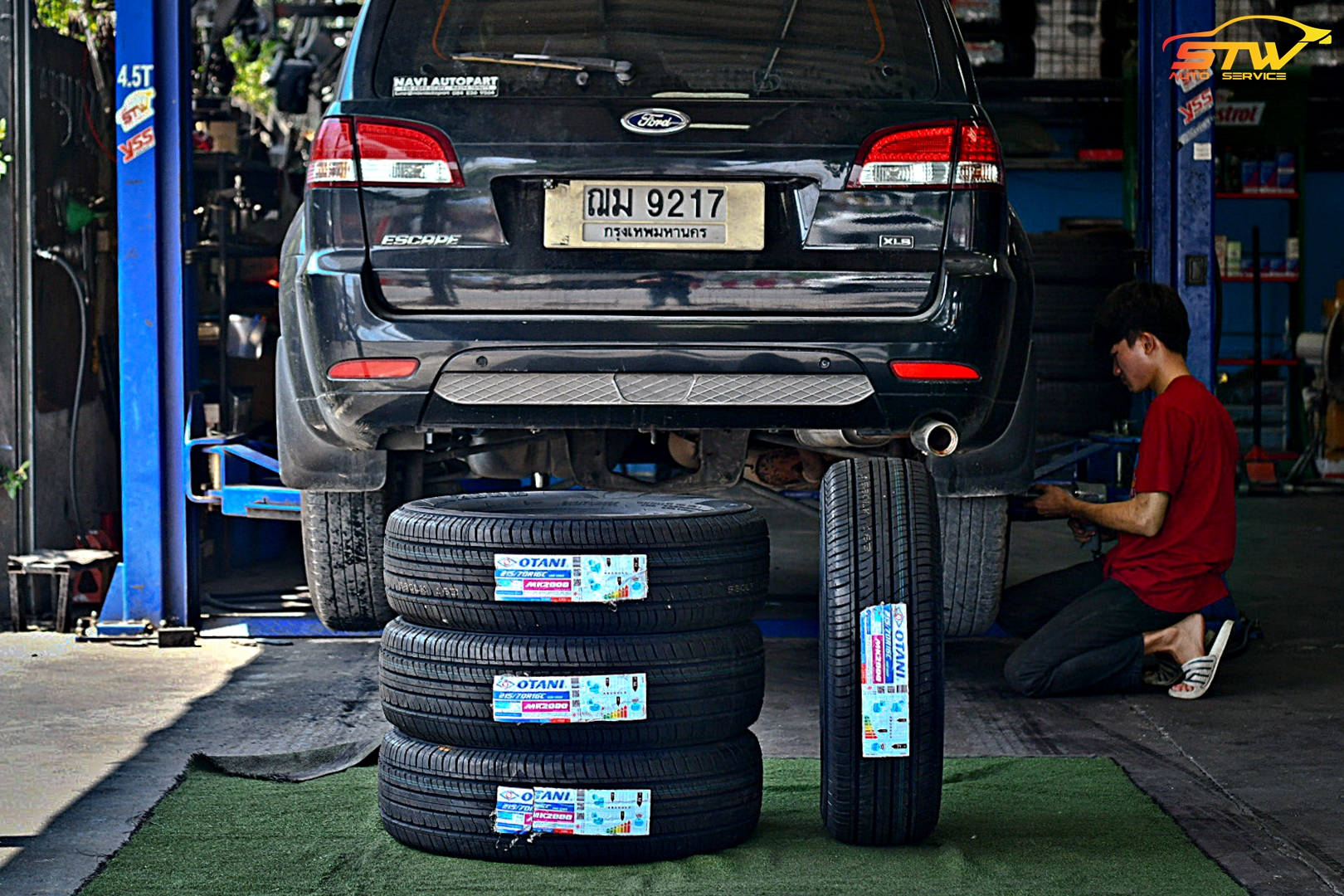 ยาง OTANI MK2000 215/70R16 108/106S ติดตั้งใส่ FORD Escape