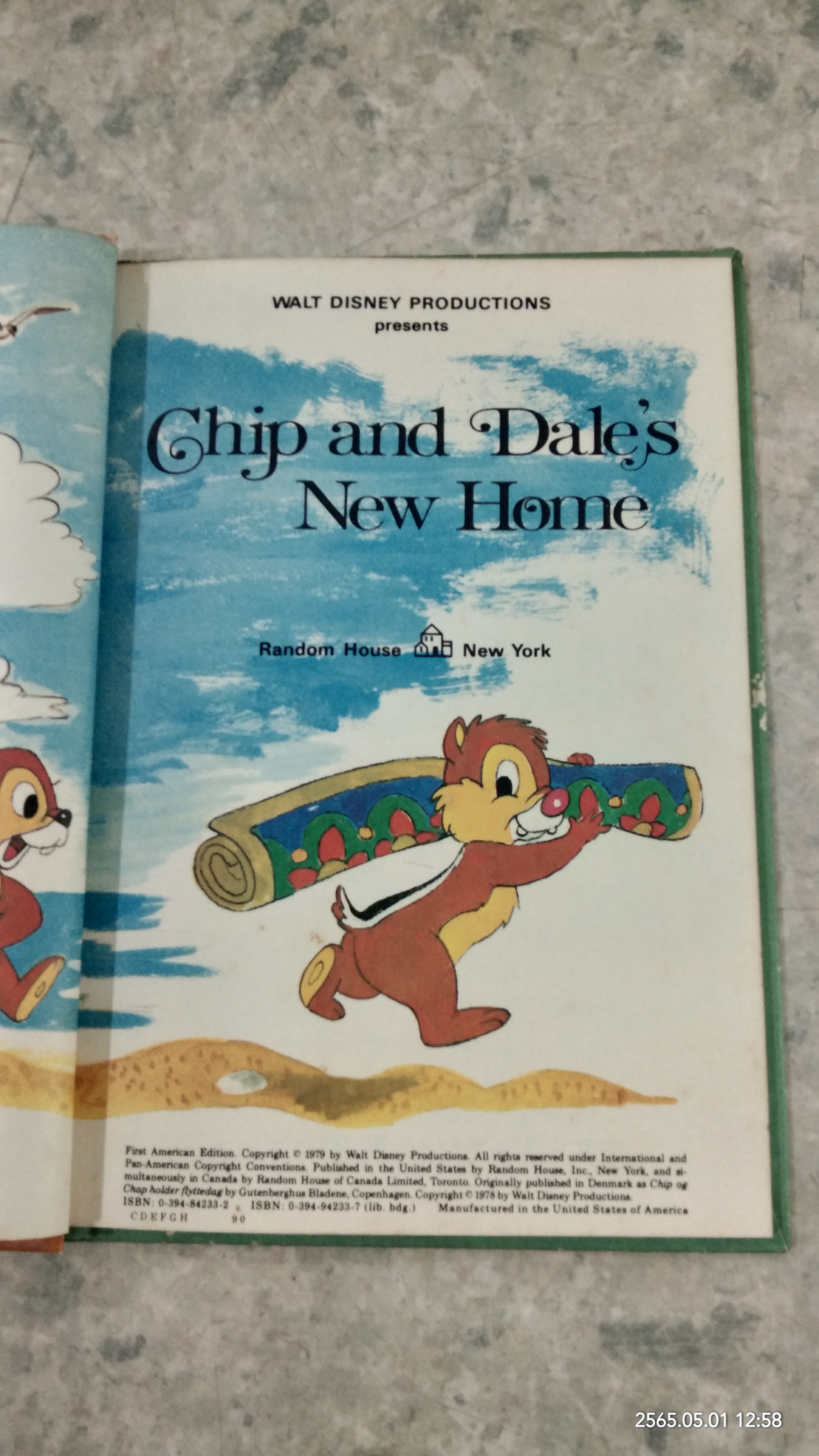 WALT DISNEY PRODUCTIONS : CHIP AND DALE'S NEW HOME