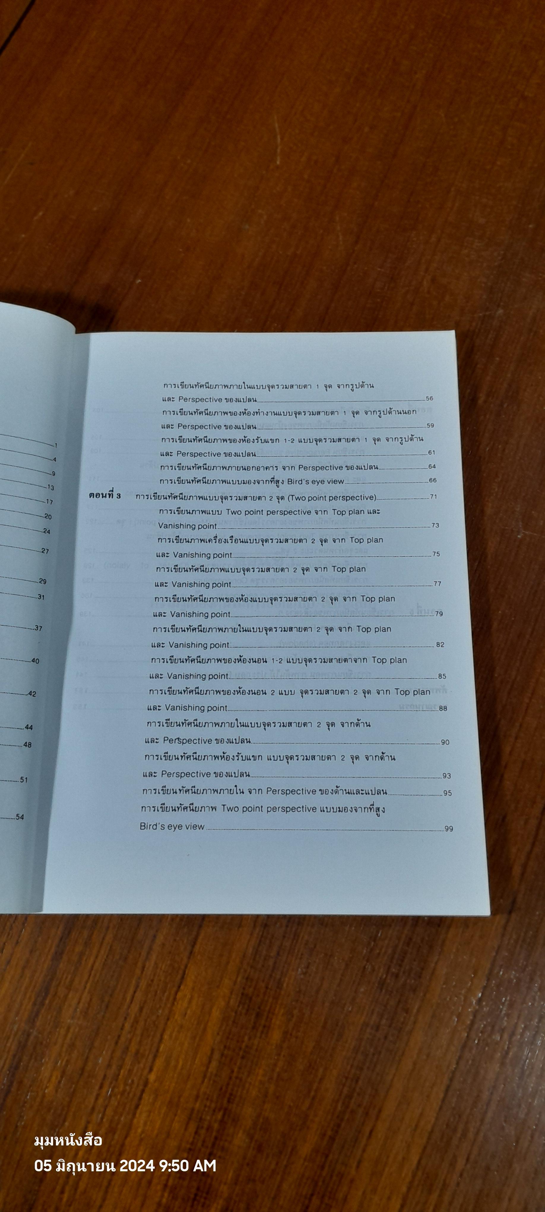 การเขียนภาพ PERSPECTIVE (ทัศนียวิทยา) / ชวลิต ดาบแก้ว