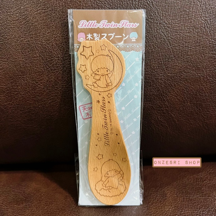 ช้อนไม้ Sanrio สไตล์ Zakka ของแท้จากญี่ปุ่น ยาวประมาณ 11 ซม. มีหลายแบบให้เลือก