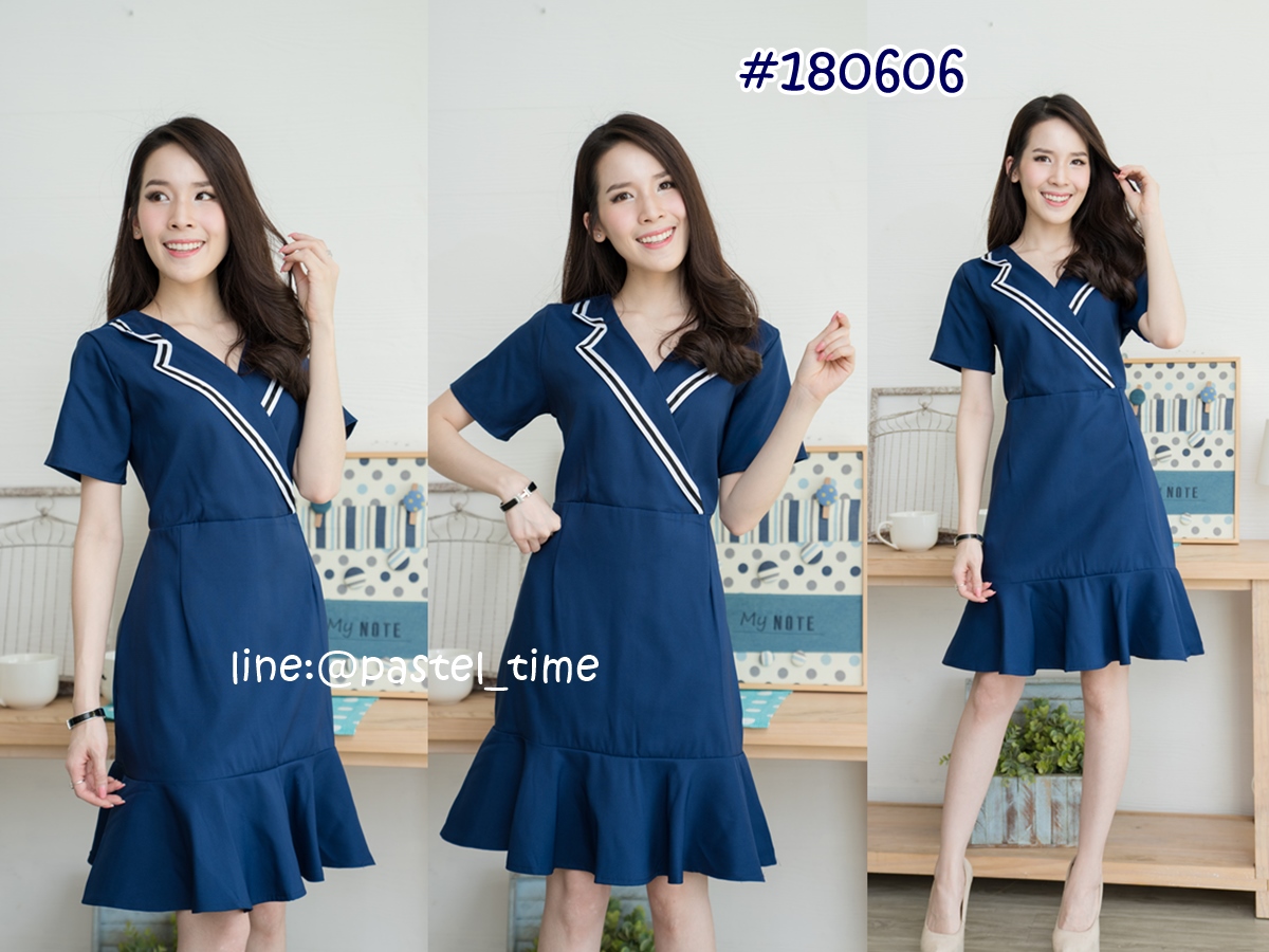 Chika Navy Dress