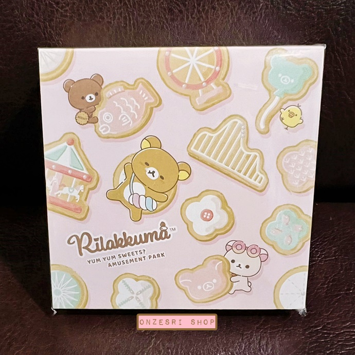 สมุดฉีกเล่มเล็ก Block Memo Netflix : Rilakkuma Yum Yum Sweets? Amusement Park (Loft Limited) ขนาด 8 x 8 ซม. มี 2 ลาย รวม 200 แผ่น