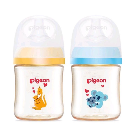 Pigeon ขวดนมPPSU ลาย Momlove ขนาด 5 oz-. แพ็ค 2