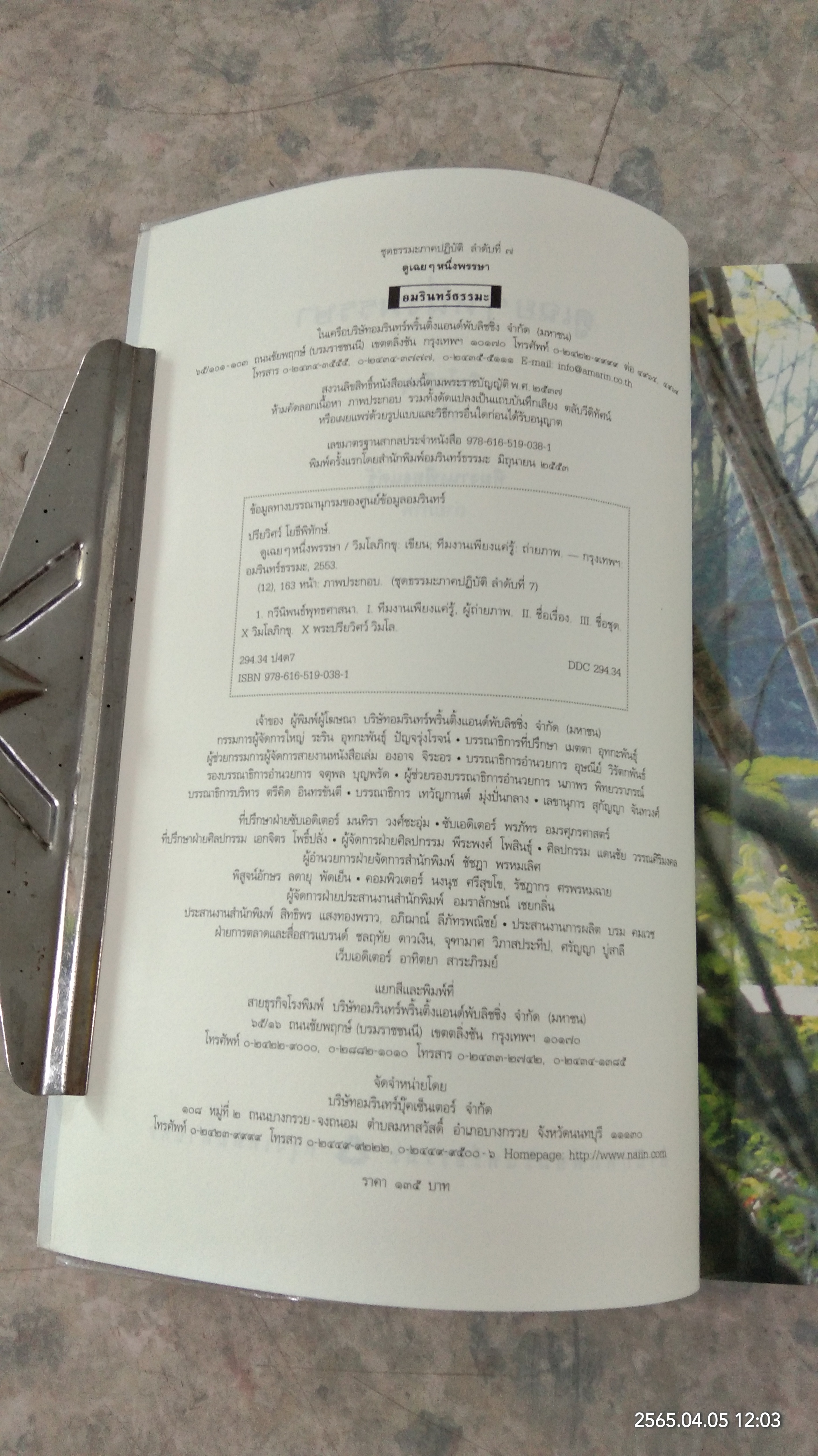 ดูเฉยๆหนึ่งพรรษา / วิมโลภิกขุ