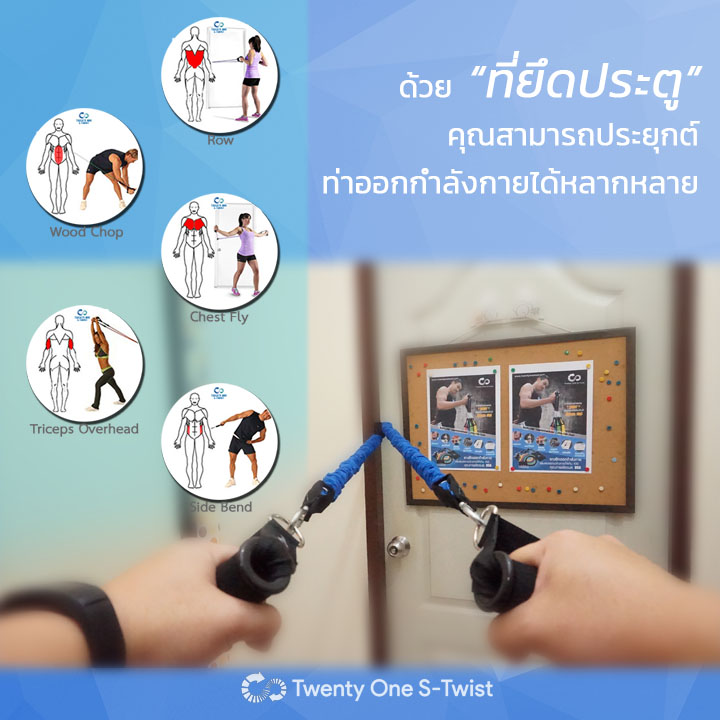 ยางยืดออกกำลังกาย Very Heavy (สีน้ำเงิน)