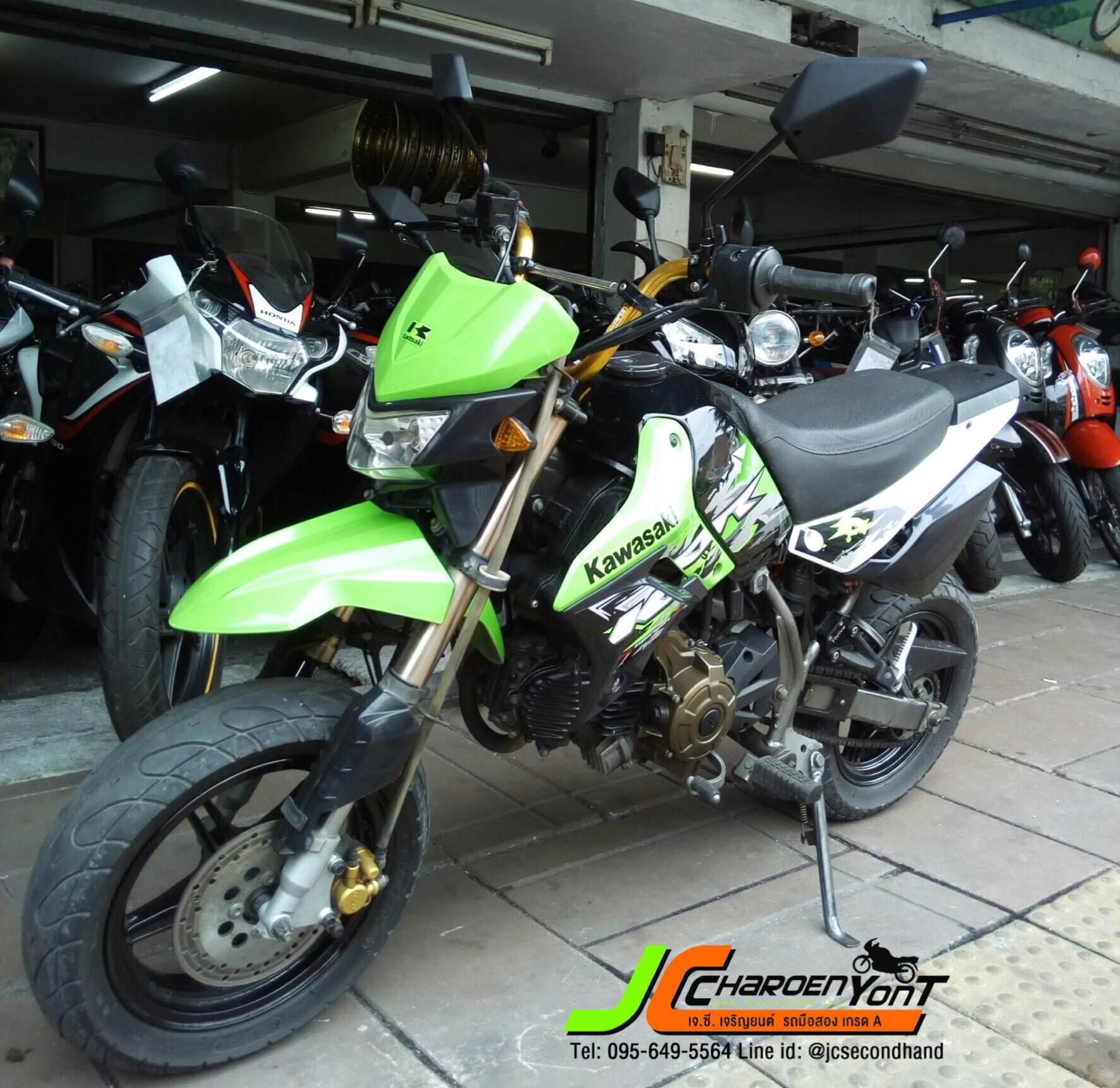 "วิบากเล็กมาใหม่" รถดีเลยจ้า KAWASAKI KSR *สตาร์ทมือ* จดทะเบียนปี 56 เครื่องดี เดิม เงียบ แน่นไร้ควัน ขี่ดีศูนย์ตรงไม่มีรอยล้ม