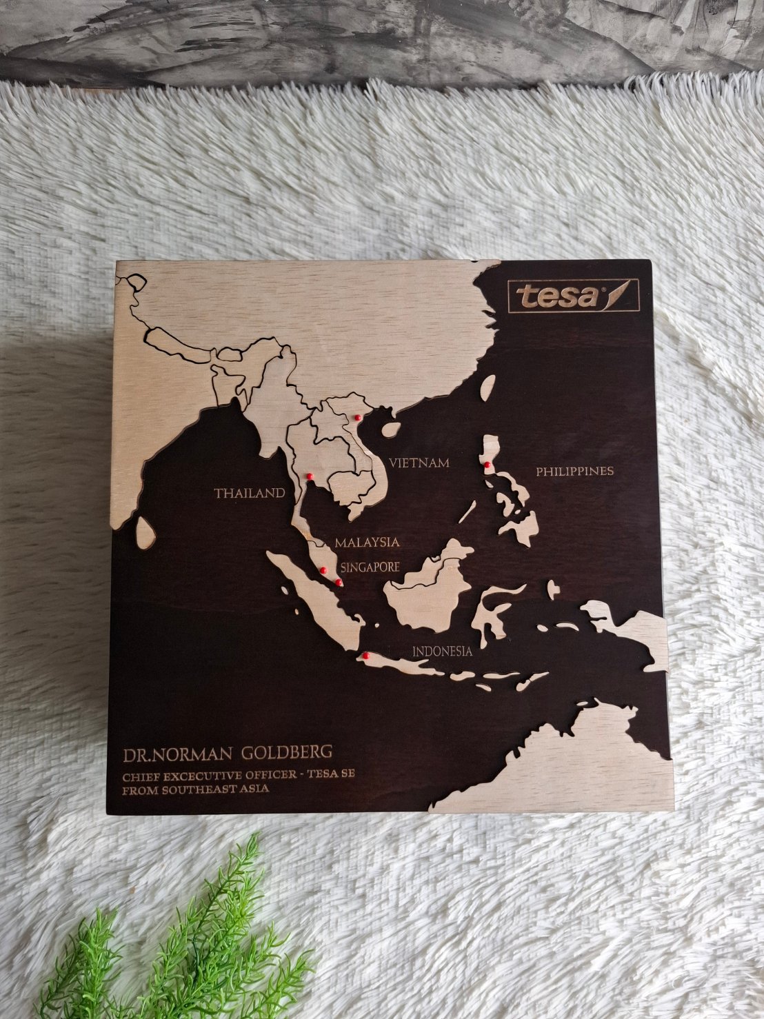 กล่องไม้ใส่ชุดชา