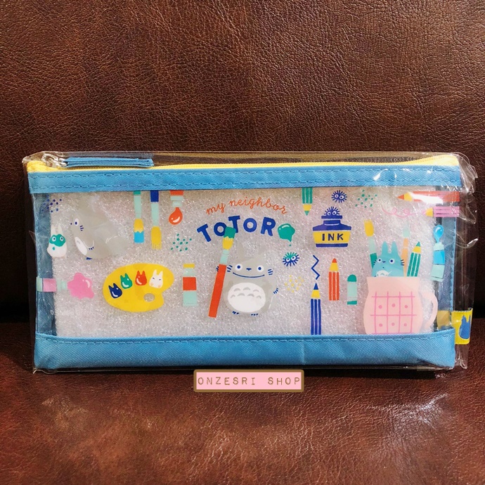 กระเป๋า Studio Ghibli Flat Pouch ลาย My Neighbor Totoro ขนาด 19.5 x 9 ซม.