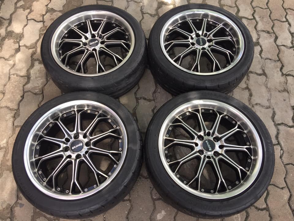 LENSO ล้อมือสองพร้อมยาง ขอบ17นิ้ว 8รู100-114.3 ราคาถูก