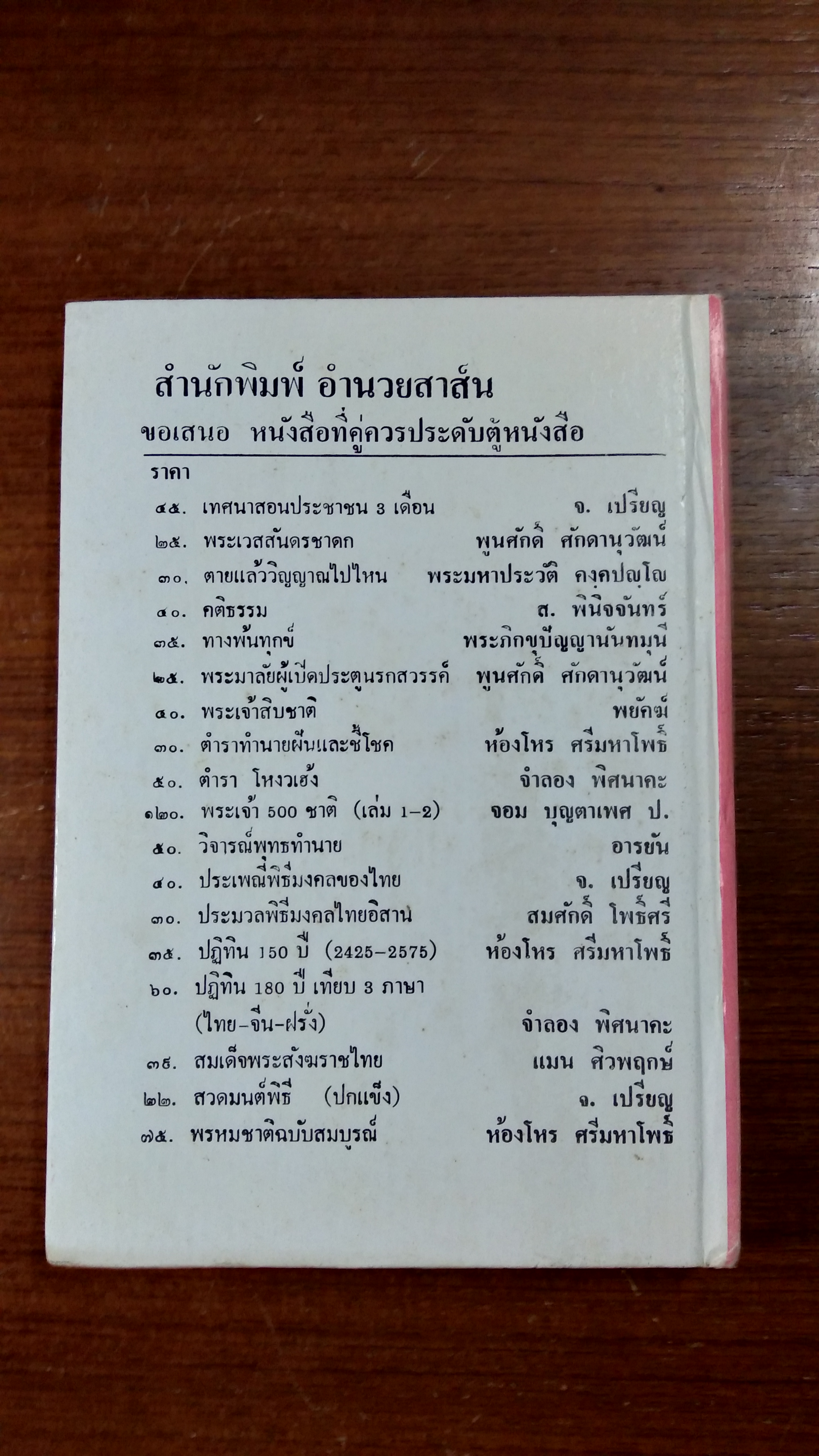 ปฏิทิน 100 ปี เทียบ 3 ภาษา / จำลอง พิศนาคะ