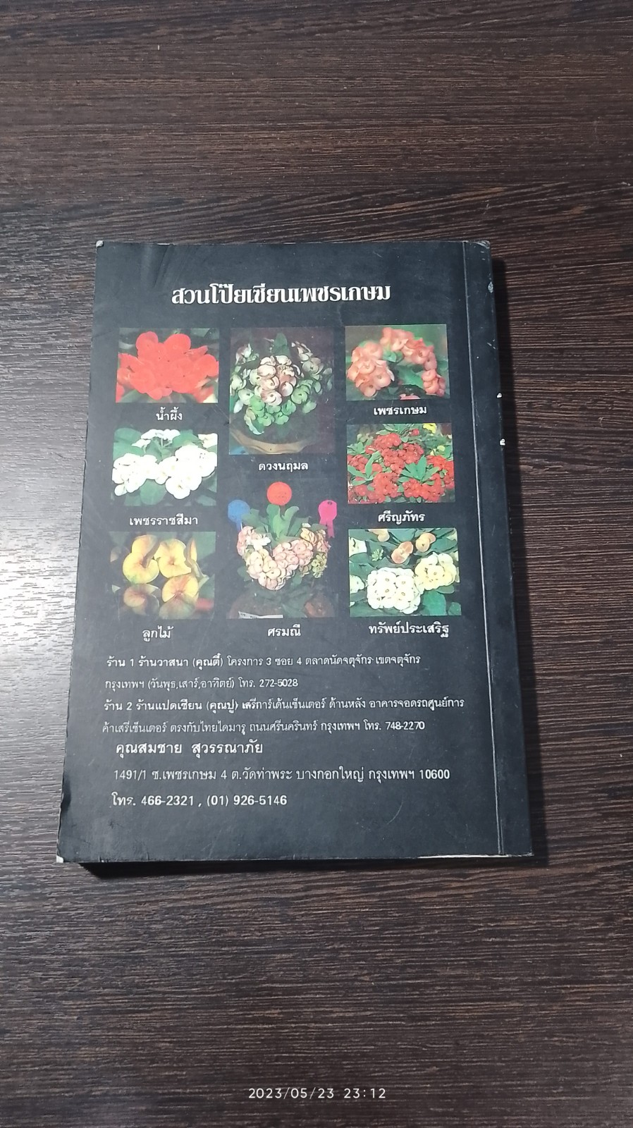 คู่มือเพาะเลี้ยงโป๊ยเซียน / "สวนจตุจักร"