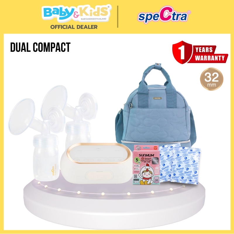 Spectra เครื่องปั๊มนม รุ่น Dual Compact กระเป๋า Chitida Bag