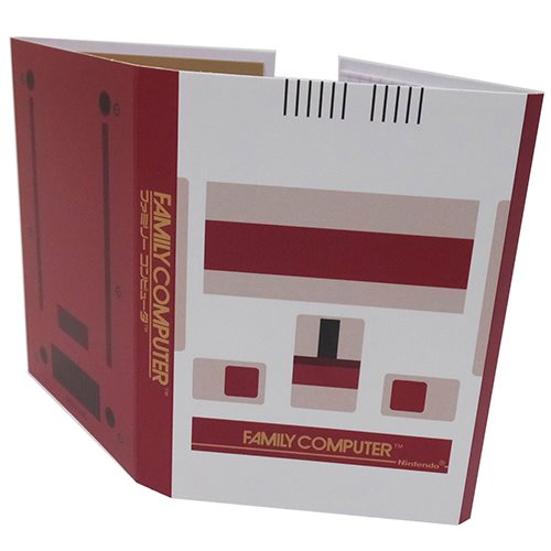 Memo Pad กระดาษโน้ตแบบเล่มจาก Famicom เป็นลายที่ระลึก Famicom แบบย้อนยุค ขนาด 7.5 x 1.2 x 11 ซม. มี 4 ลาย รวม 80 แผ่น