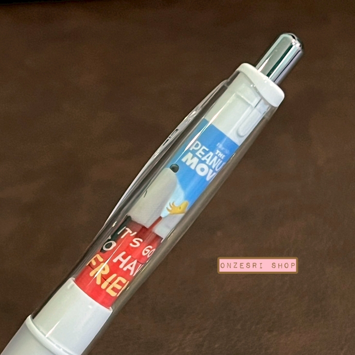 ดินสอกดเขย่าไส้ Dr.Grip I Love Snoopy Peanuts Movie ลาย House ที่จับสีแดง หัว 0.5