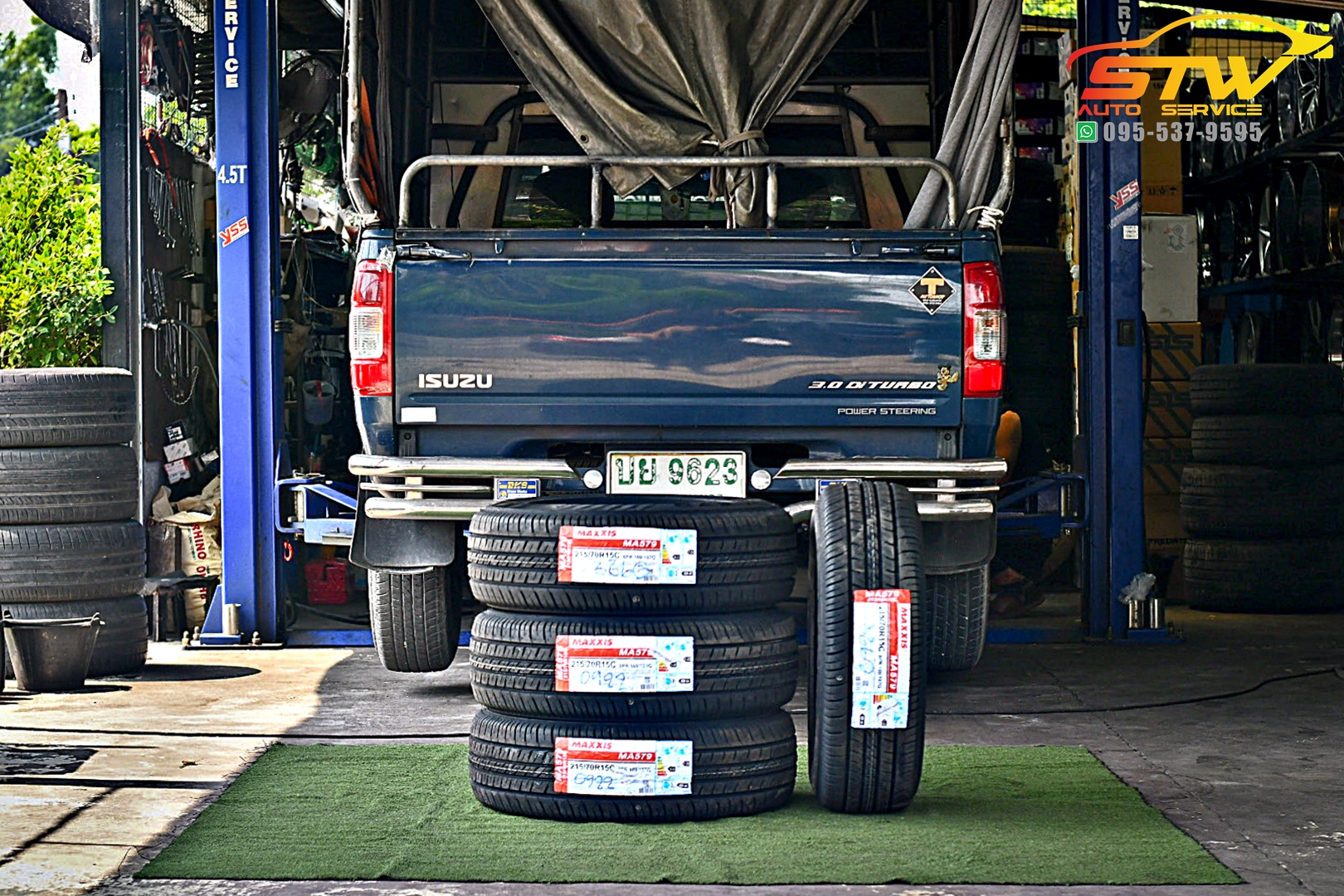 เปลี่ยนยาง ISUZU D-MAX MAXXIS MA-579 215/70R15 8PR 109/107Q