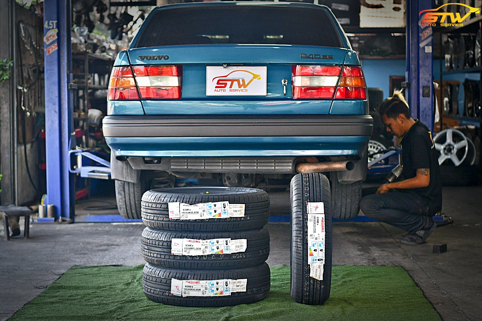 เปลี่ยนยาง VOLVO 940 SE ALLIANCE AL30 By YOKOHAMA 195/65R15 91H