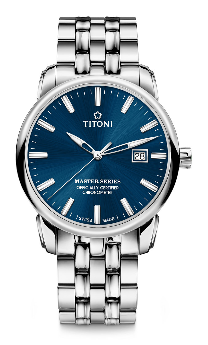 TITONI MASTER SERIES รุ่น 83188 S-661 (หน้าปัดน้ำเงิน) ประกันศูนย์ไทย