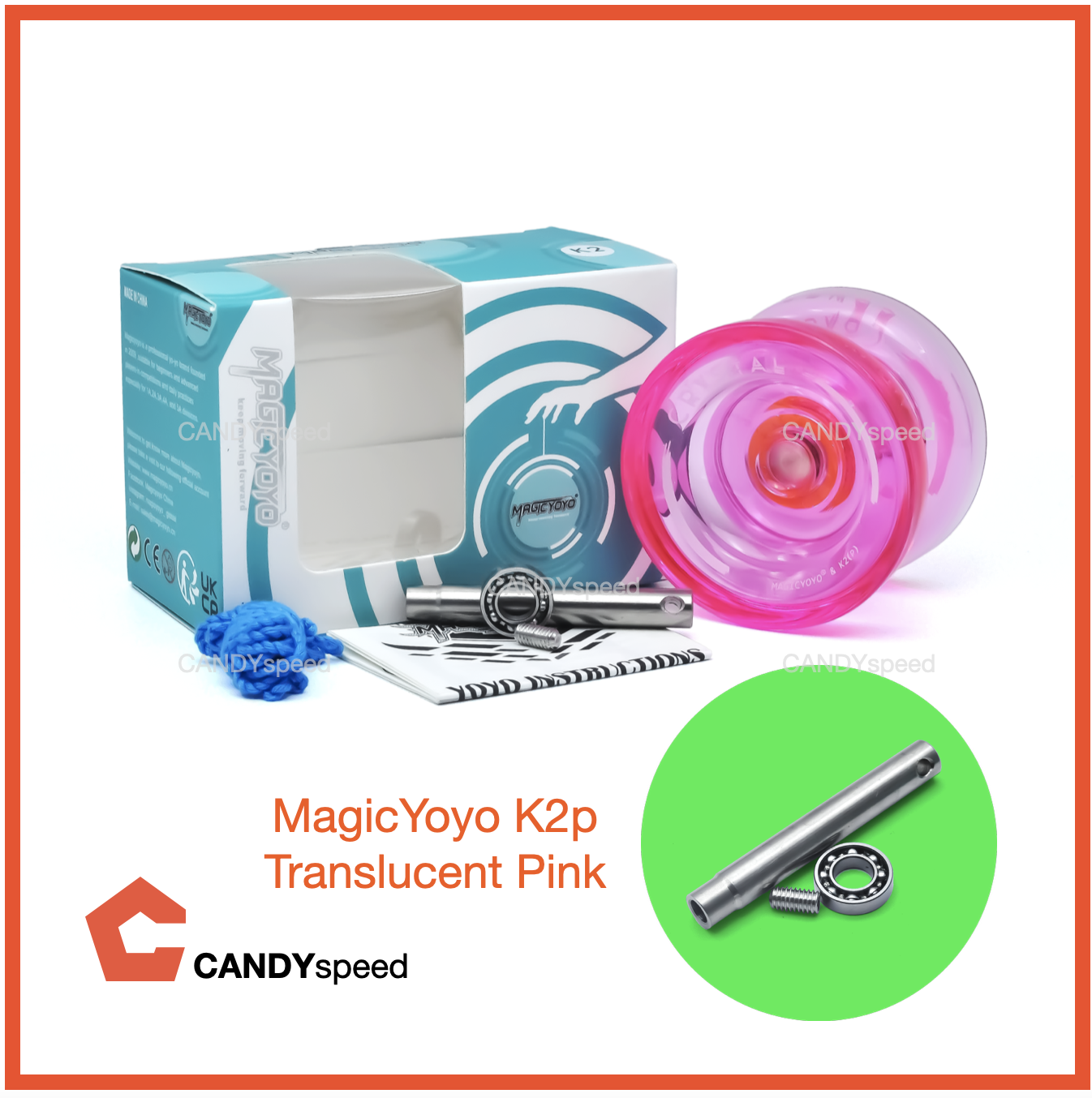 Yoyo โยโย่ MagicYoyo K2 | Magic Yoyo K2(p) CRYSTAL | by CANDYspeed
