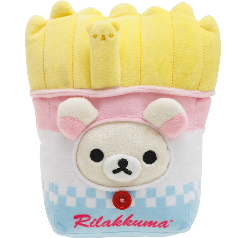ตุ๊กตา Rilakkuma Diner - Fast Food Series แบบ Korilakkuma Potato ขนาด 16 x 11.5 x 8 ซม.