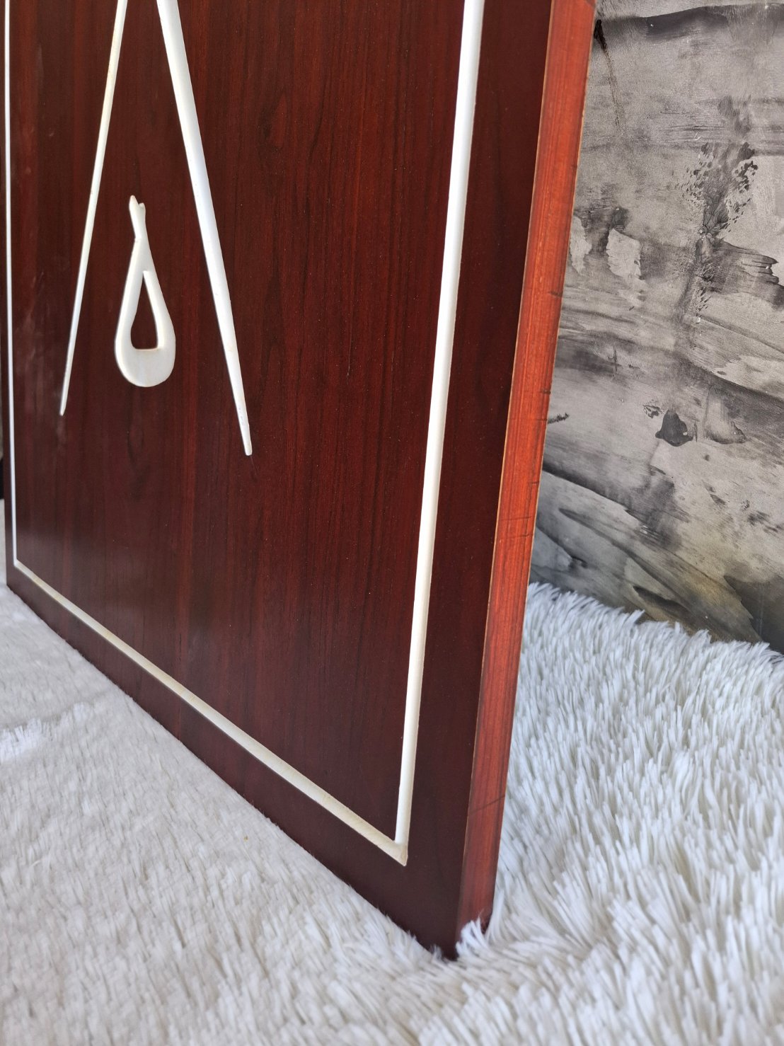 ป้ายไม้สักจริง