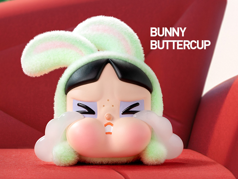 กล่องจุ่ม CRYBABY × Powerpuff Girls Series Figures ของแท้จากช็อป POP MART Shanghai