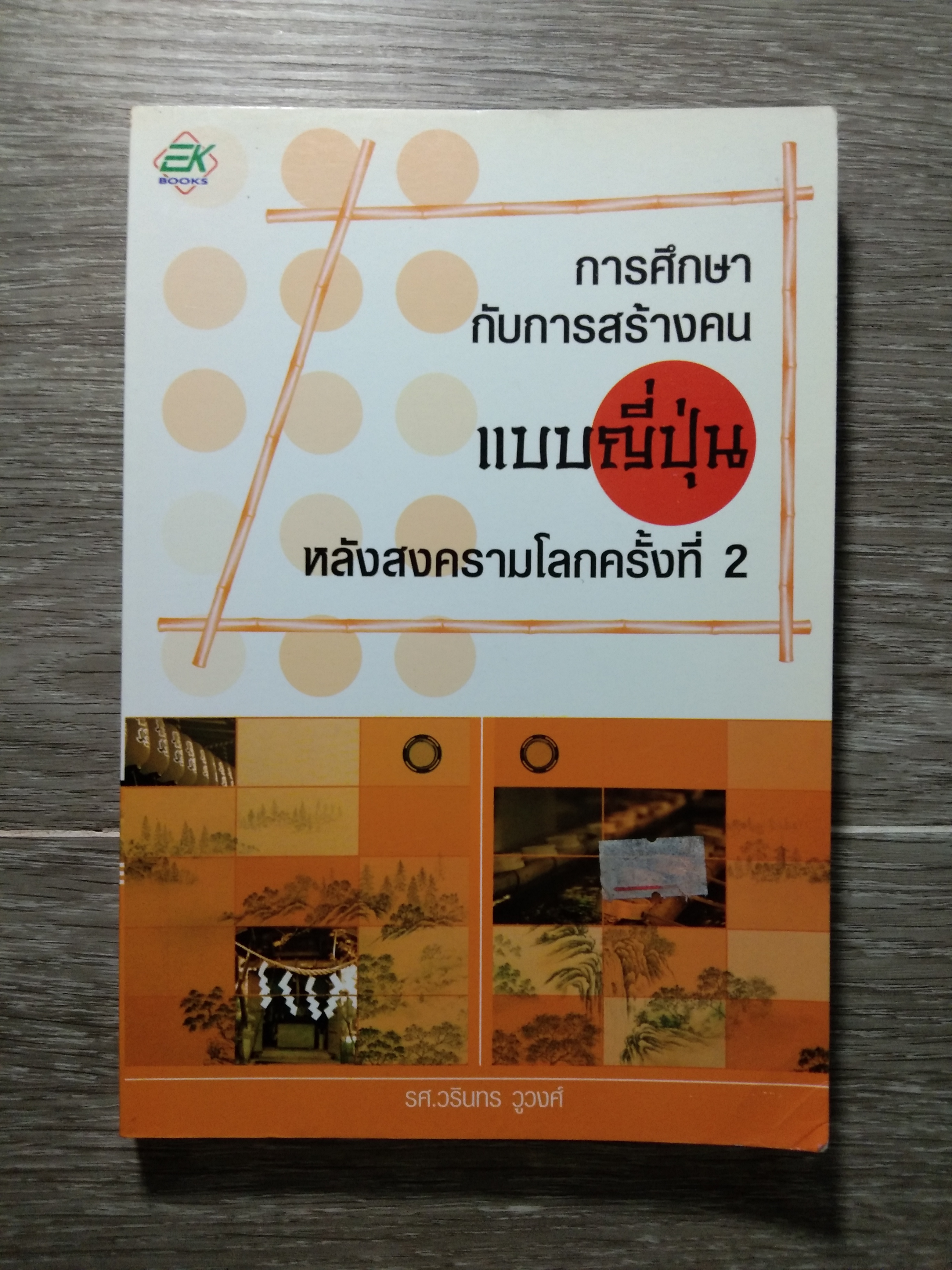การศึกษากับการสร้างคน แบบญี่ปุ่น หลังสงครามโลกครั้งที่ 2 / รศ.วรินทร วูวงศ์