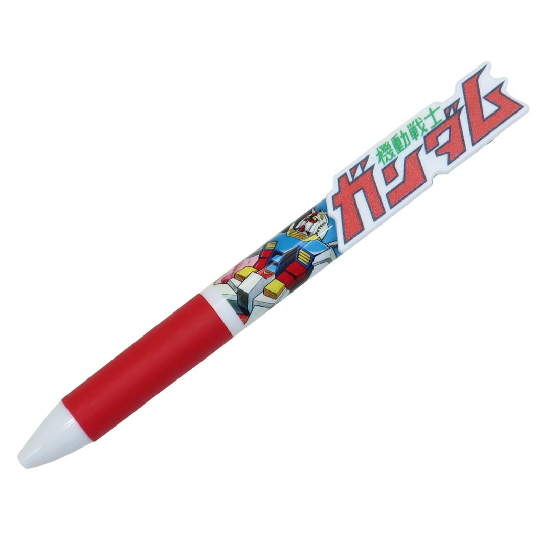 ปากกาหมึก 3 สี ลาย Gundam (Limited) จากญี่ปุ่น หมึกสีดำ น้ำเงิน แดง หัว 0.7