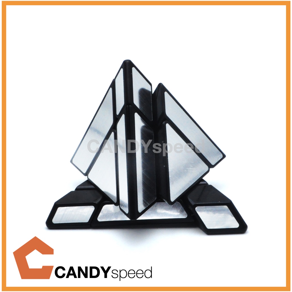 รูบิคสามเหลี่ยม Sengso Mirror Pyraminx Black | Sengso Tower Mirror Pyraminx Cube | By CANDYspeed