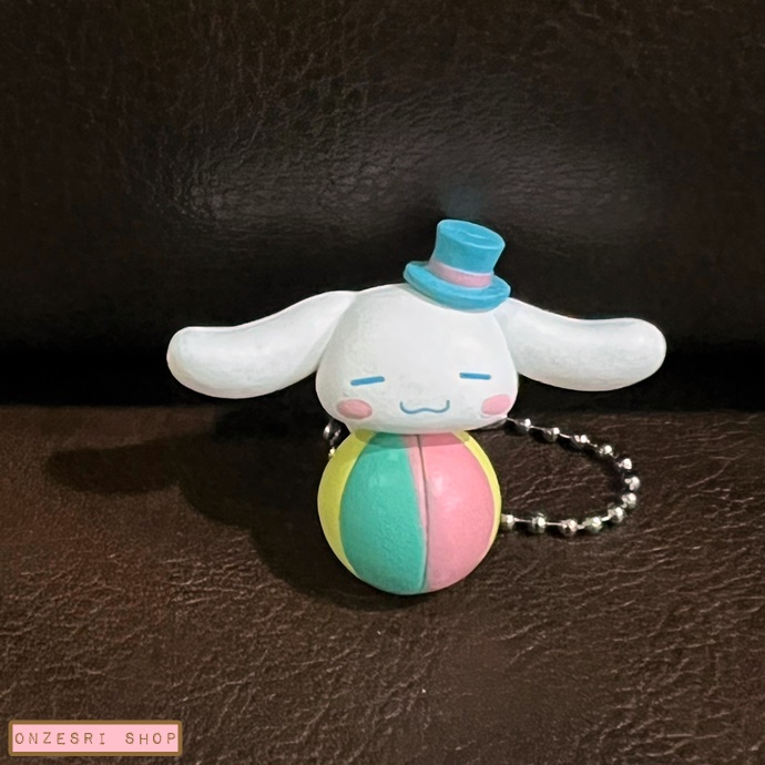 พวงกุญแจ Cinnamoroll Pastel Circus Mascot สูงประมาณ 3.5 - 4 ซม. มี 5 แบบให้เลือก