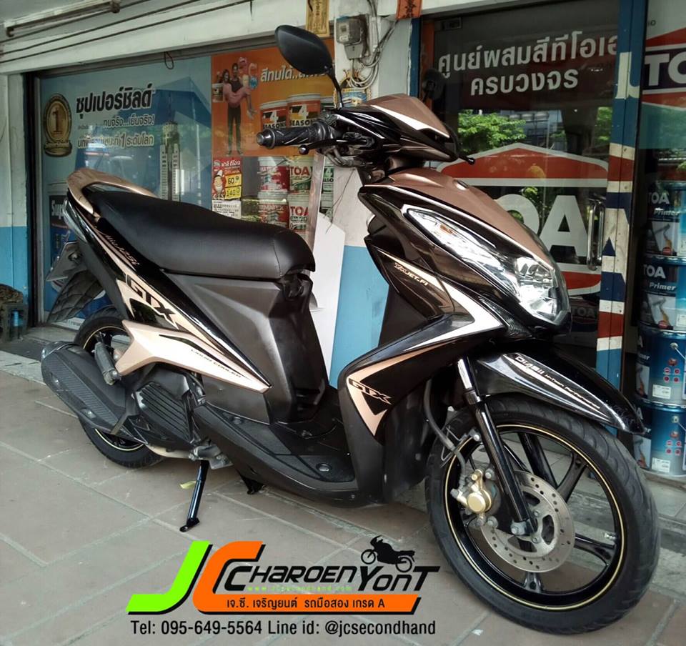 YAMAHA MIO 125I หัวฉีด รุ่น GTX กลางปี 57 โฉมสุดท้ายท้ายสุดเครื่องดีเดิมจัดๆ หัวฉีดประหยัดน้ำมันแน่นอน
