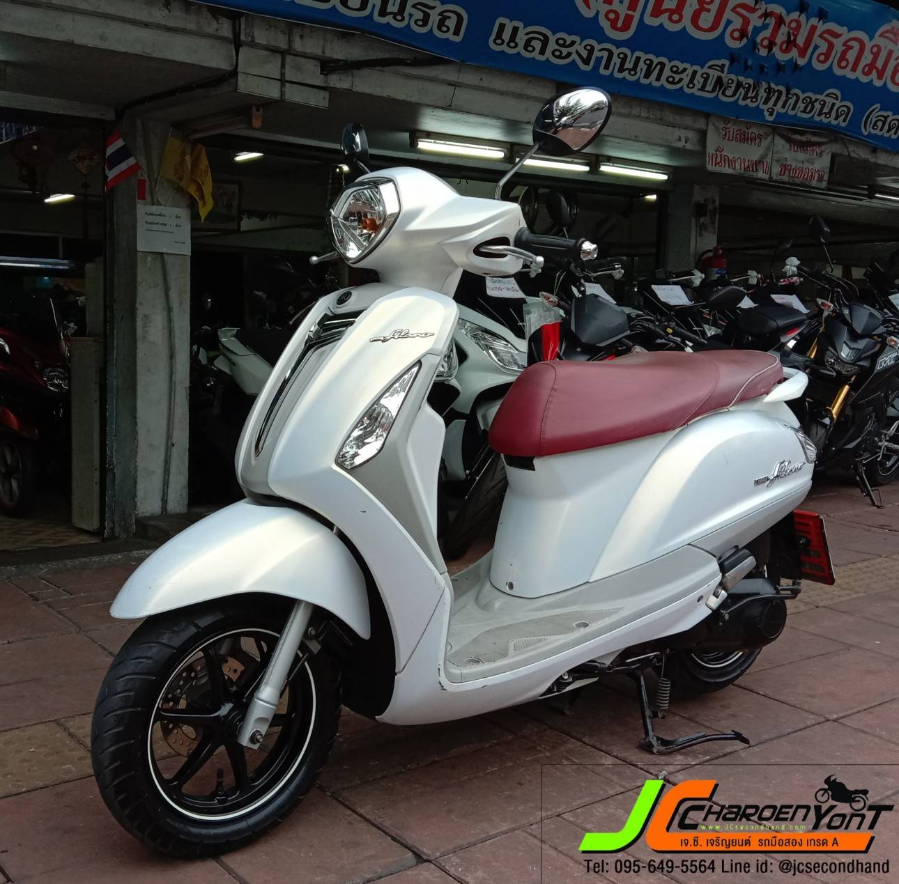 "น้องนางนวล !" Yamaha Grand Filano จดทะเบียนปลายปี59 รถบ้านแท้มือเดียวสภาพน่าใช้