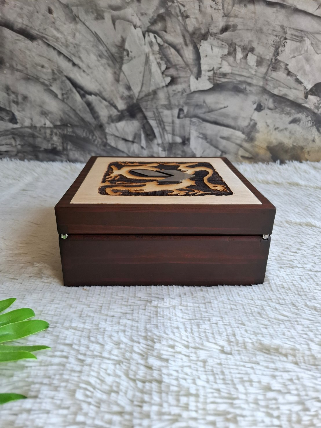 กล่องไม้ใส่แว่นตา