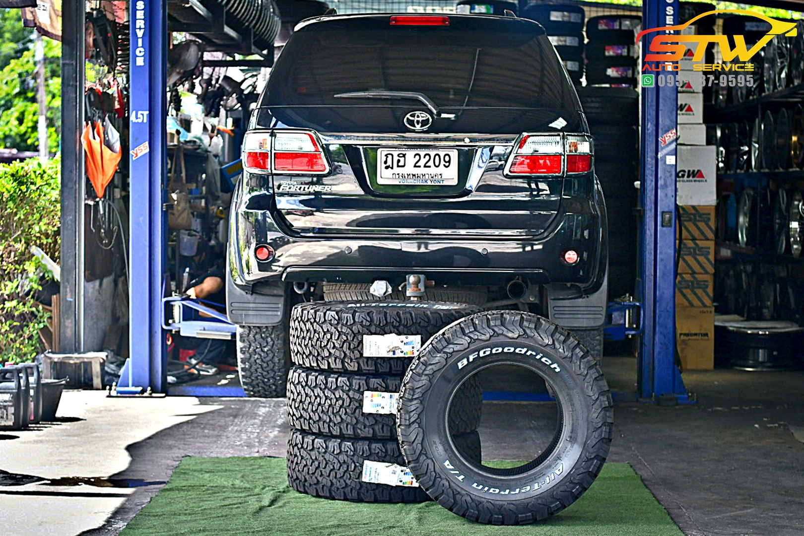 เปลี่ยนยาง TOYOTA FORTUNER BF GOODRICH All-Terrain TA KO2 265/70R16 121/118s
