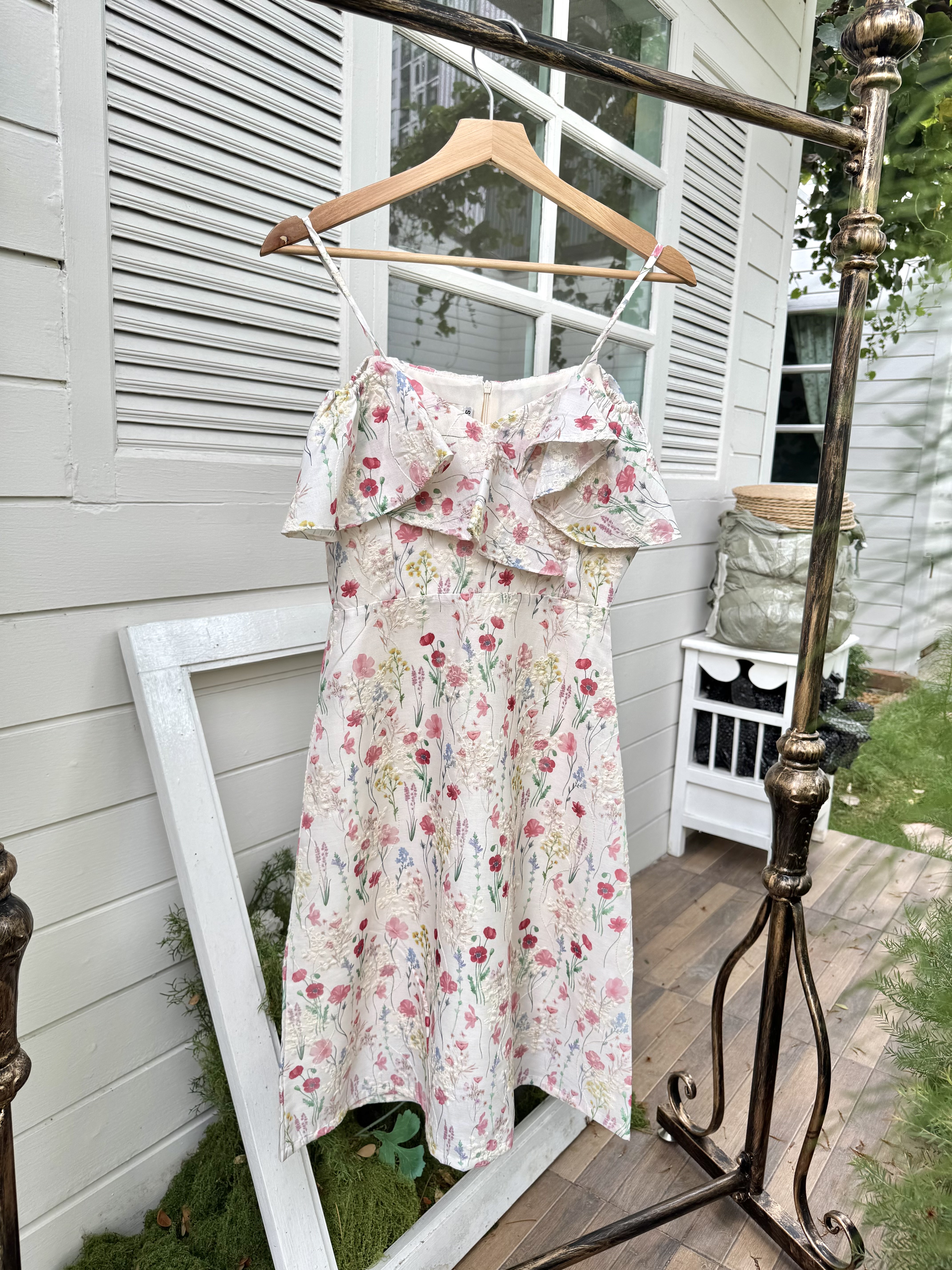 Blossom Breeze Off-shoulder Dress