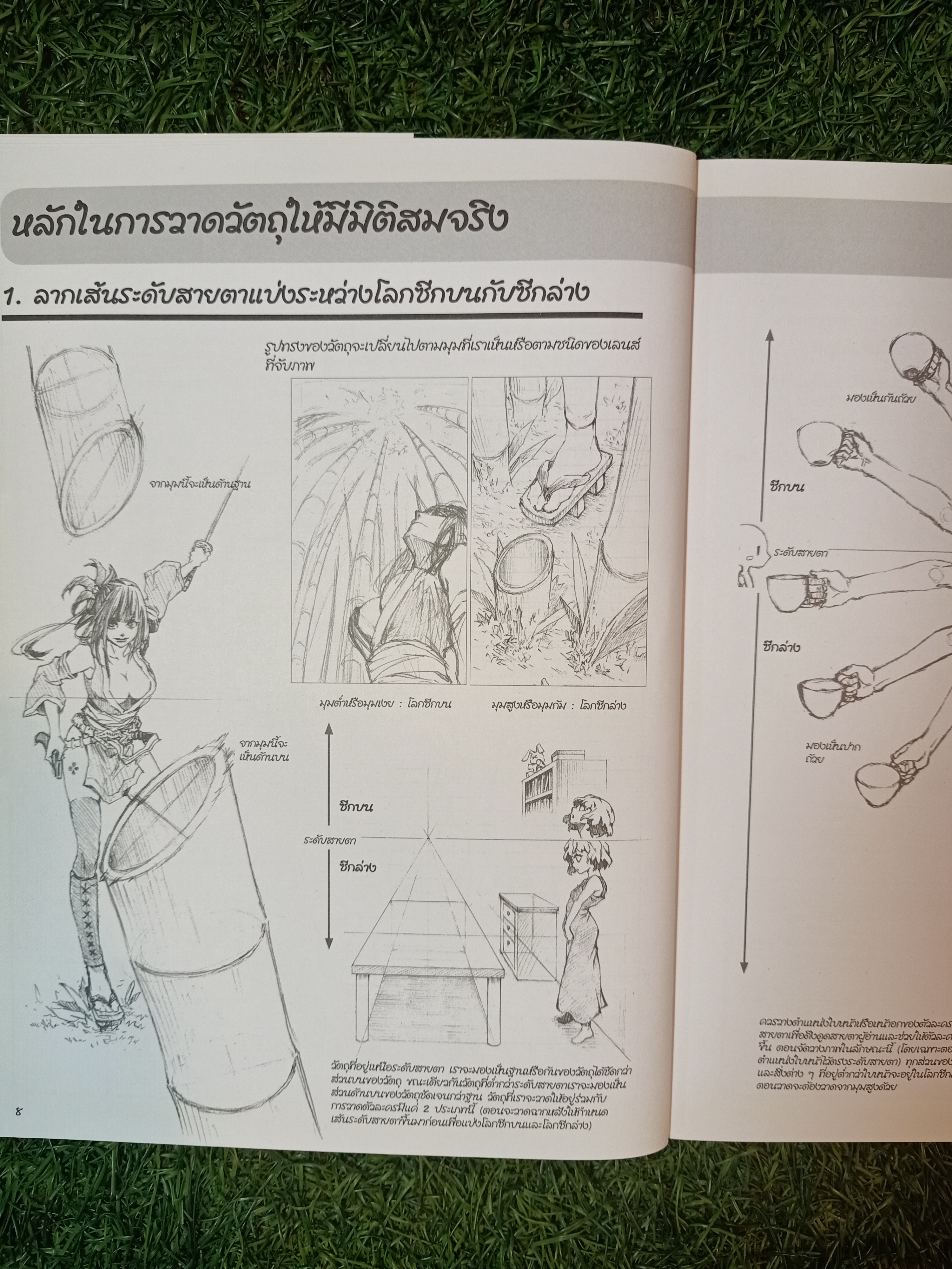 HOW TO DRAW MANGA Sketching Manga-Style 5 การร่างของประกอบฉาก / Hikaru Hayashi