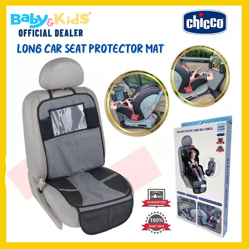 Chicco แผ่นรองคาร์ซีท เบาะรองคาร์ซีท Car Seat Protector Mate มีช่องเก็บของด้านหน้า 2 ช่อง
