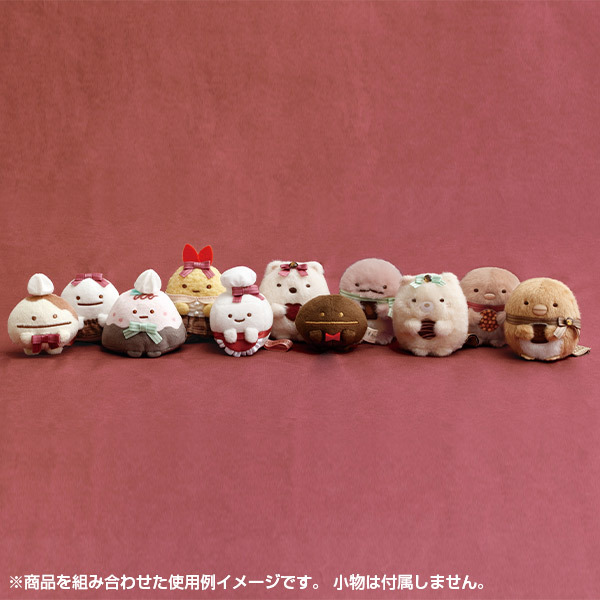 ตุ๊กตาตัวเล็ก Sumikko Gurashi - Chocolate Fair at Sumikko Cafe ไซส์ SS มี 4 แบบให้เลือก