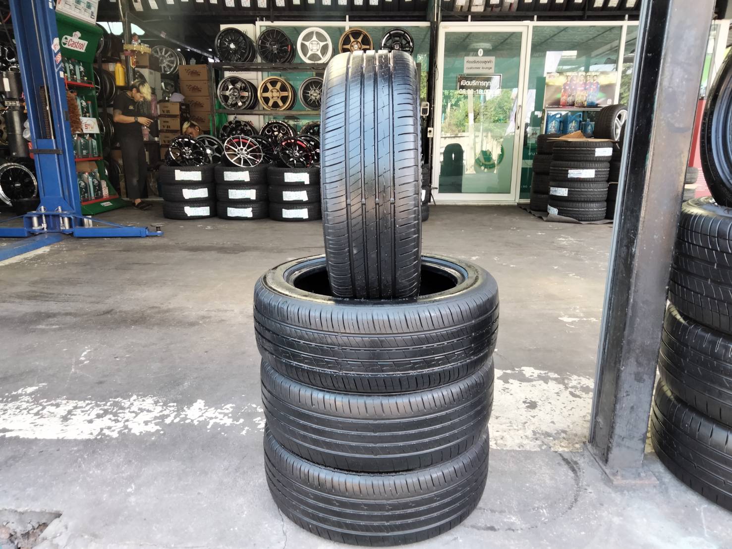 ยางมือสอง Deestone 185/55R16 Y19 4เส้น