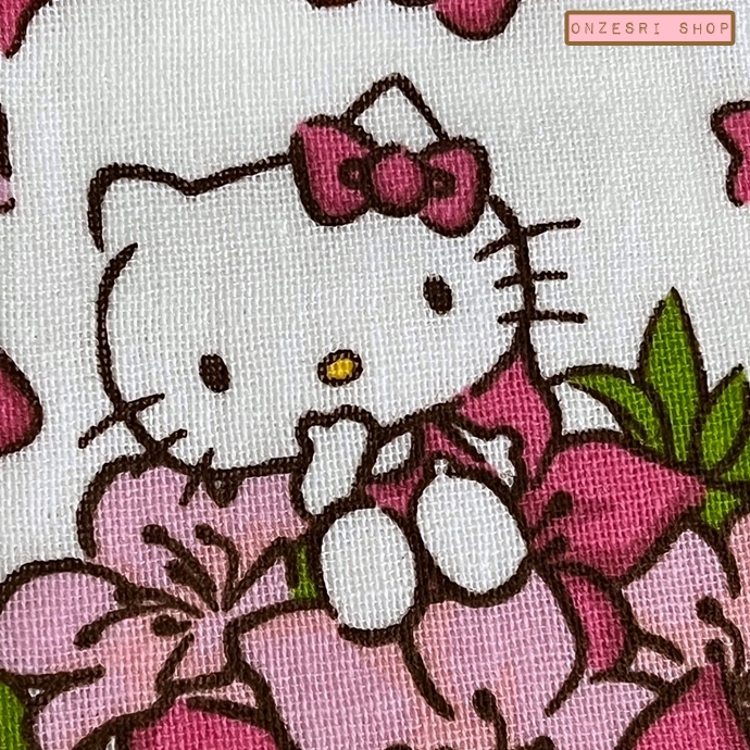 ผ้าอเนกประสงค์ Ito Yokado x Hello Kitty 2020 (Limited) Gauze Towel ออกแนวผ้าขัดตัวแบบญี่ปุ่น เหมือนที่ใช้ในออนเซ็น ไว้เช็ดมือเช็ดหน้าได้ ขนาด 28 x 62 ซม.