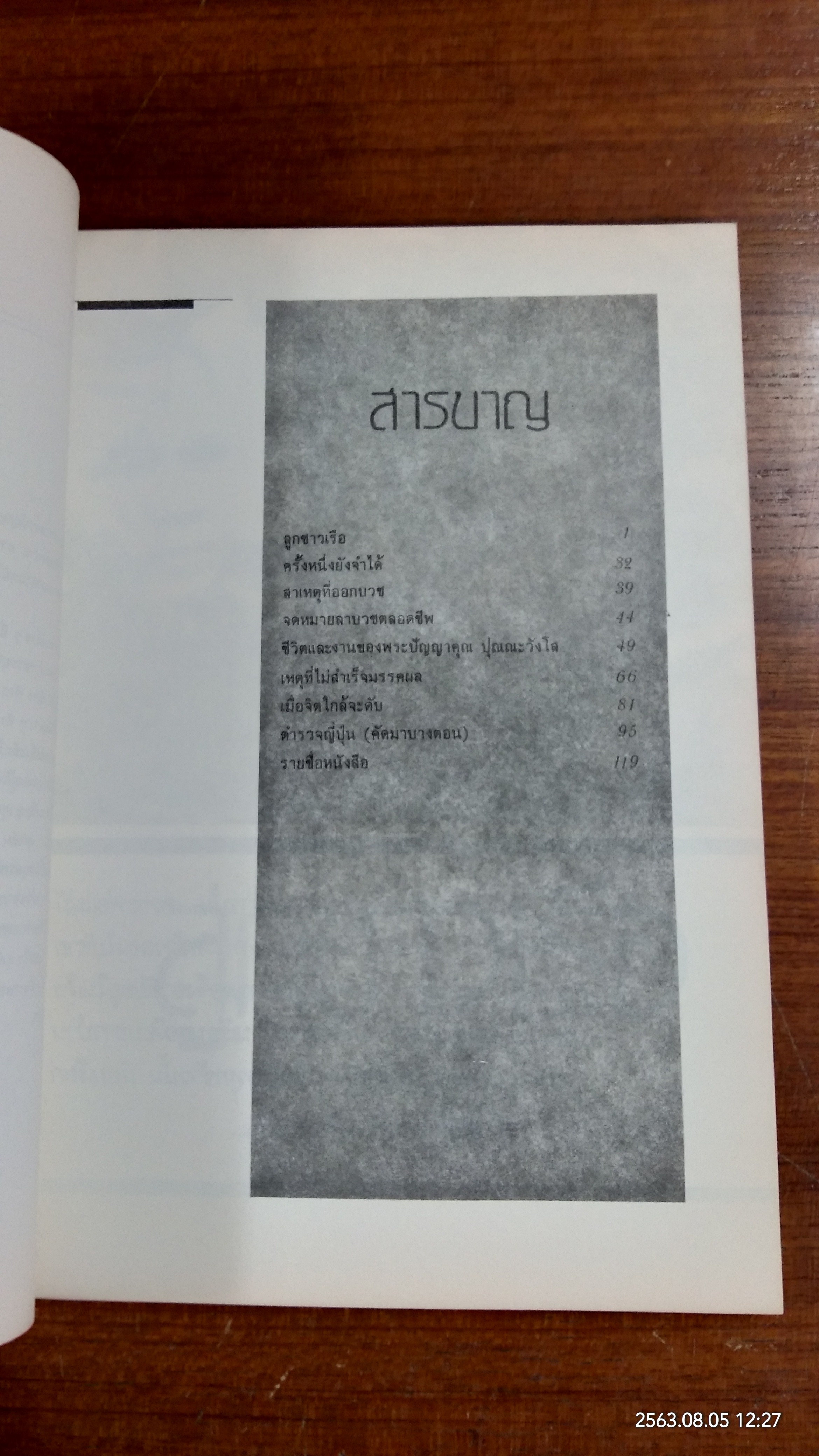 อนุสรณ์ในงานพระราชทานเพลิงศพ พลตำรวจตรี ชลอ ศรีศรากร (พระปัญญาคุณ ปุณณะวังโส )