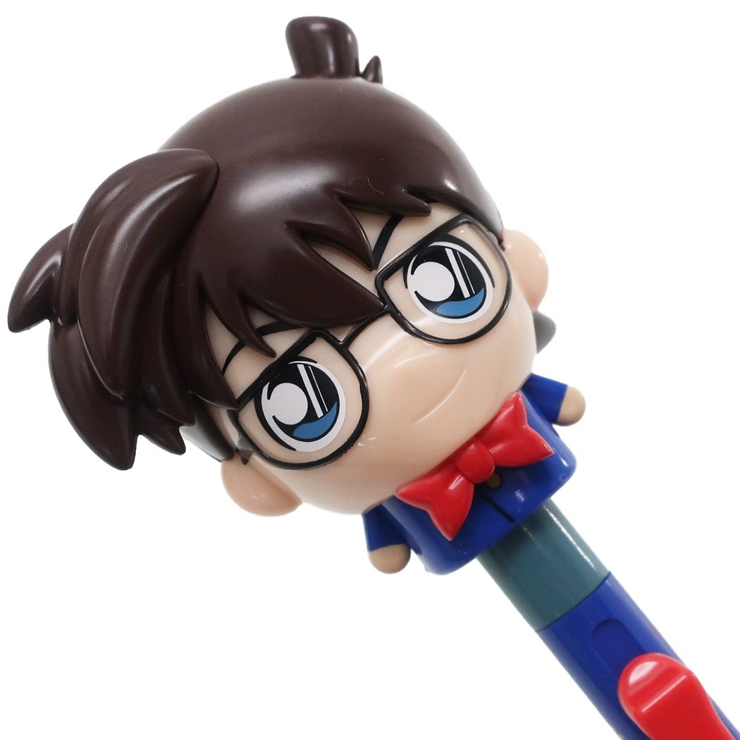 ปากกาหมึกดำ แบบ Detective Conan ด้านบนเป็นหัวโต เวลากดจะมีตัวโผล่ออกมา น่ารักมาก