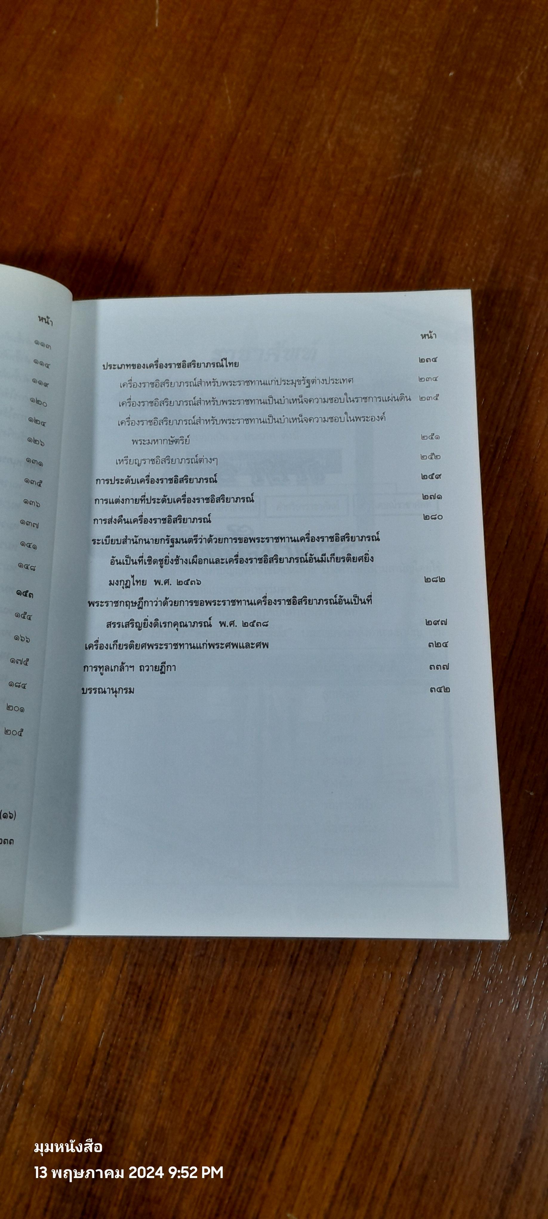 ราชาศัพท์และเครื่องราชอิสริยาภรณ์ไทย / รศ.รัศมี ภิบาลแทน