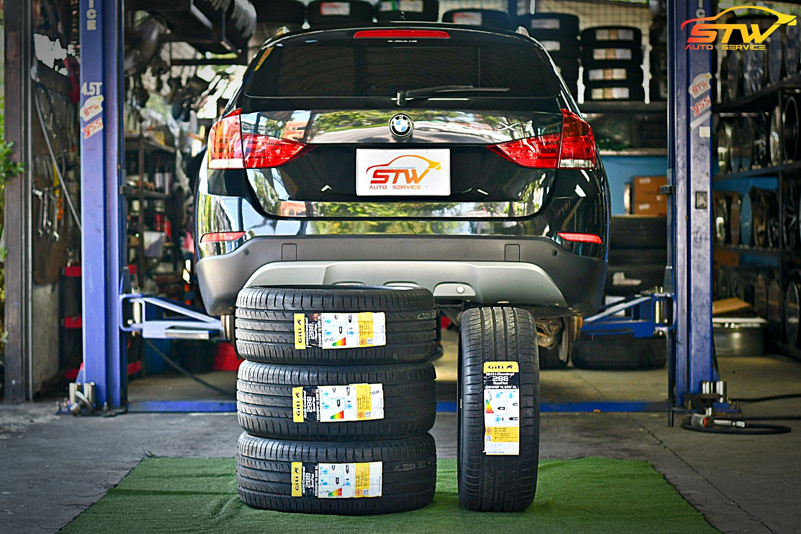 เปลี่ยนยาง BMW X1 GITI GitiControl 288 RunFlat 225/45R18 95W