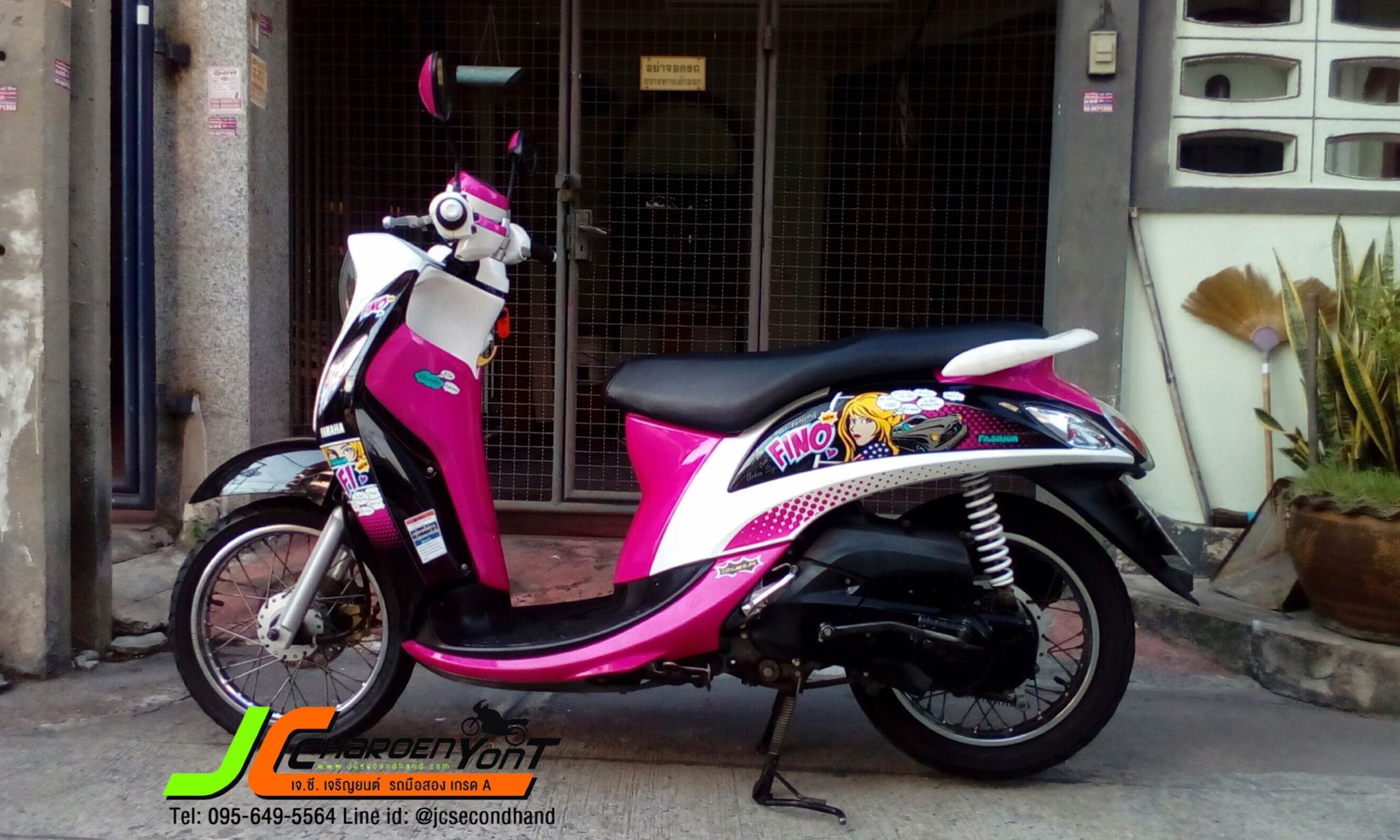 สีสันหวานสดใส น่าโดนจริงๆ คันนี้ YAMAHA FINO Fi รถจดทะเบียนกลางปี56