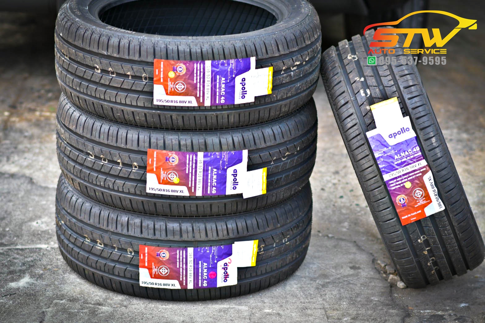 ยาง Apollo Alnac 4G 195/50R16