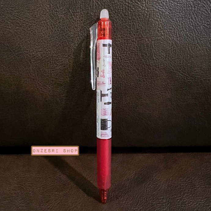 ปากกาลบได้ Pilot Frixion ลาย Barbie (Limited ญี่ปุ่น) หัว 0.5 ลาย Icon สี Red