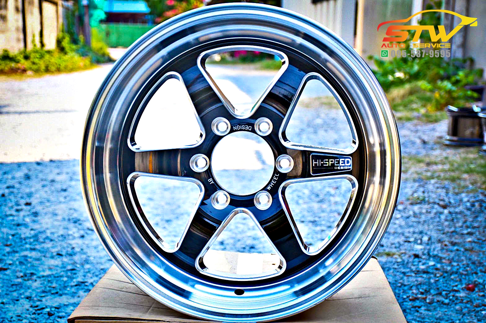 ล้อแม็กซ์ WELD HI-SPEED ขอบ18นิ้ว 18x9.5-10.5 ET+25-30 P.c.d 6x139.7